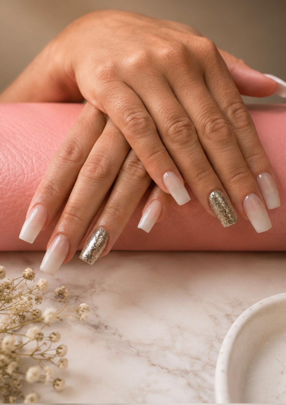 Milchiges Ombre
